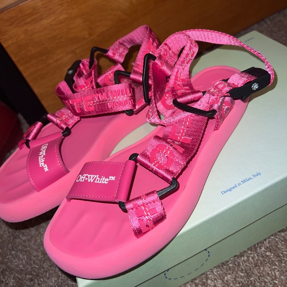 Off white sandals